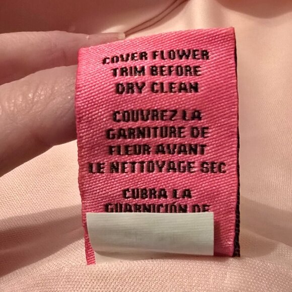 Betsey Johnson Pink Mimosa Sheath Mini Dress Sz 4 - Picture 10 of 11